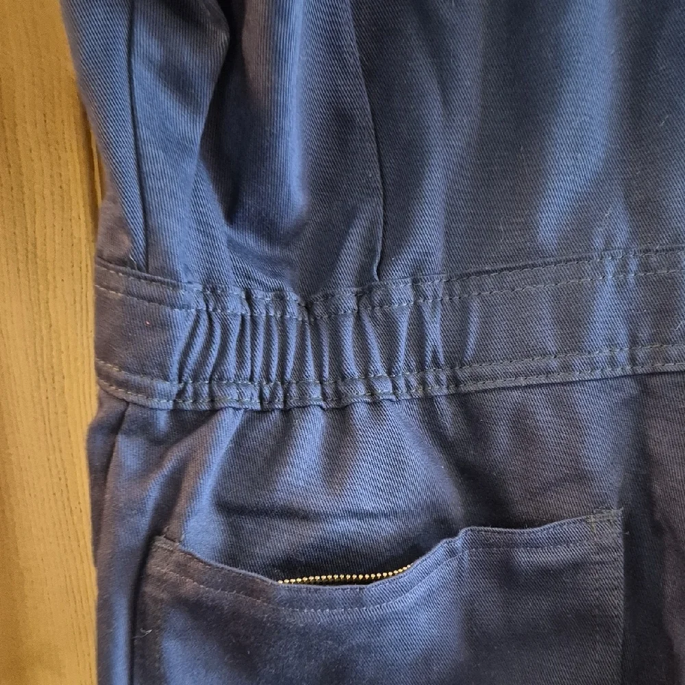 Red Kap Blue Coverall Overalls Jumpsuit Work Gear Size 40- RG Pockets Unisex - Picture 10 of 13